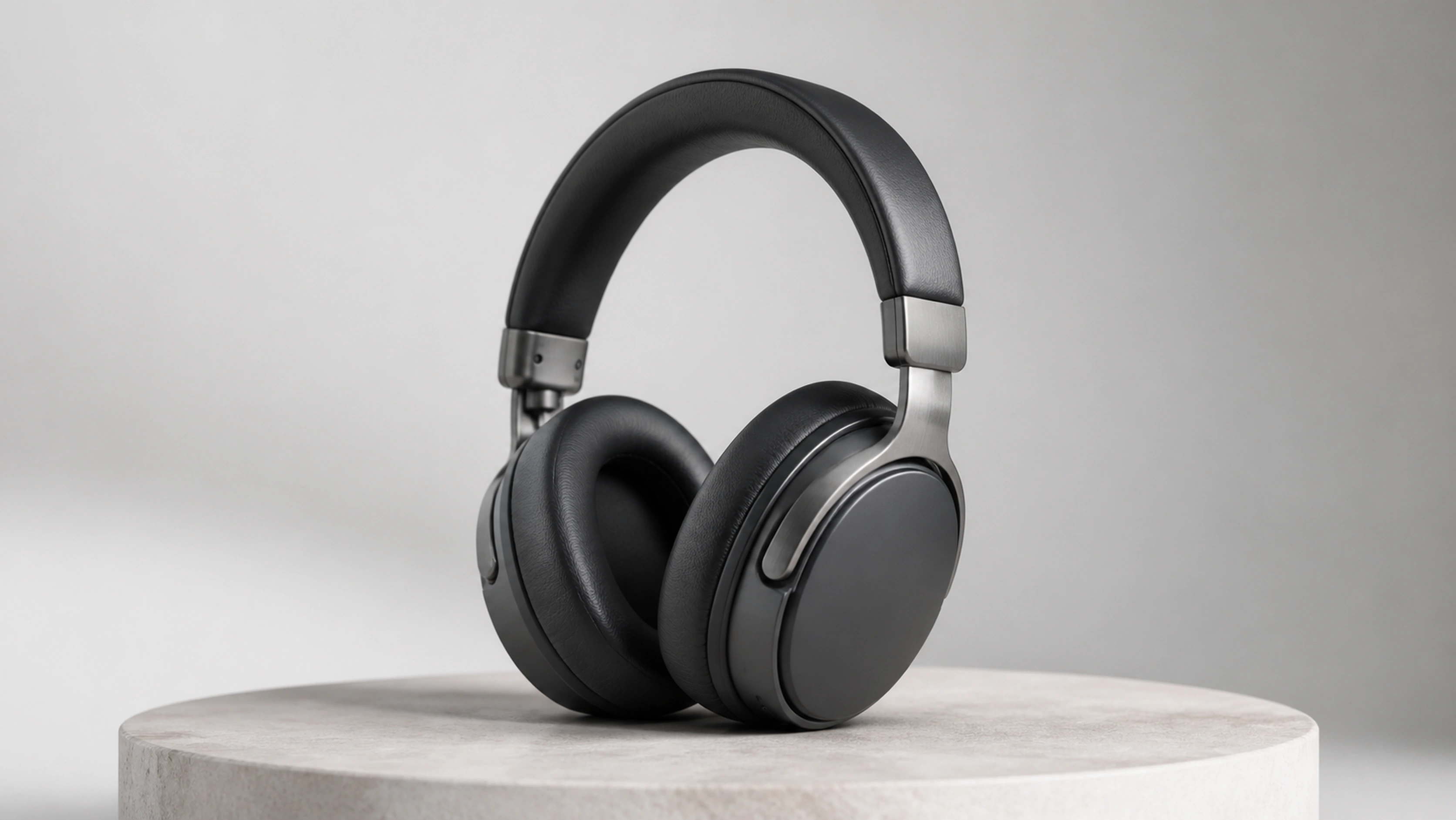 Over-ear Bluetooth headphones