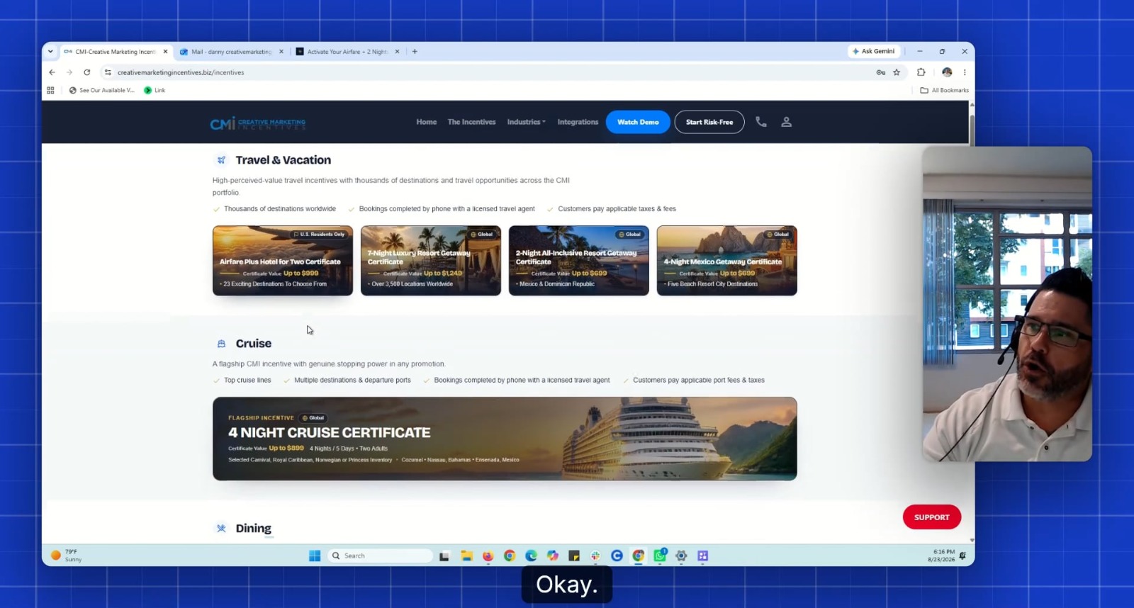Preview of the CMI on-demand demo presentation