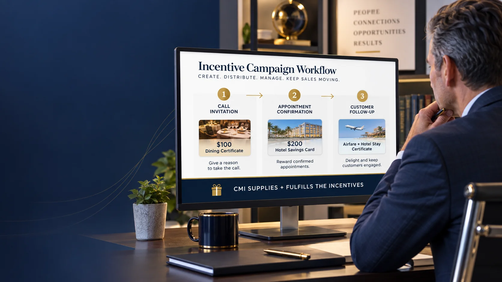 CMI campaign tools supporting outbound prospect and customer communications