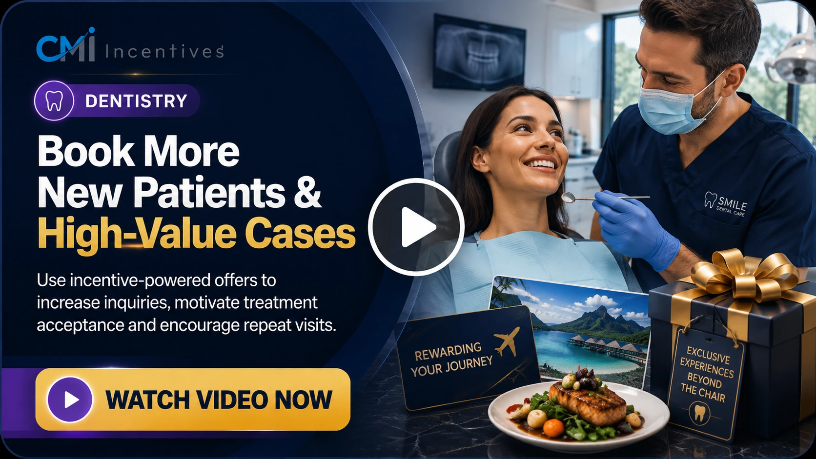 Dentistry video thumbnail about booking more new patients and high-value cases