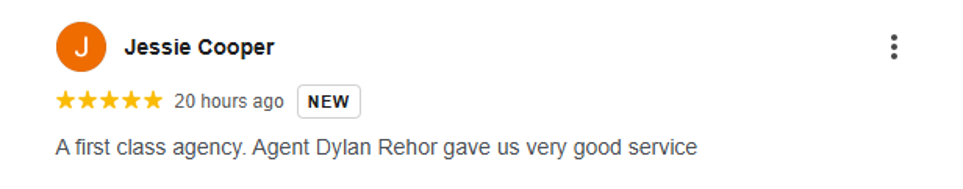 Original written review from Jessie Cooper