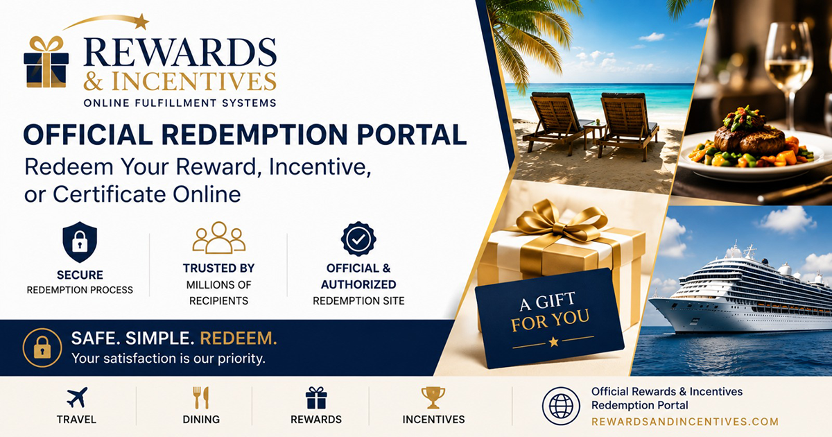 Rewards & Incentives Online Fulfillment Systems