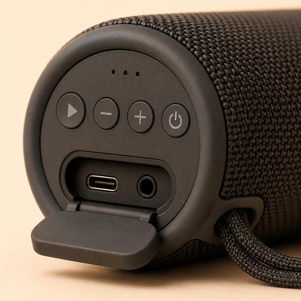 Portable Bluetooth Speaker shown in detail